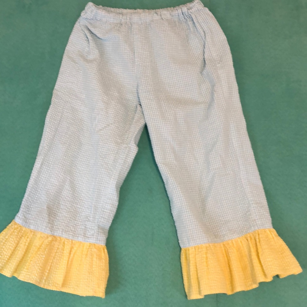 SmockaDot size 8 ruffle bottomed pants